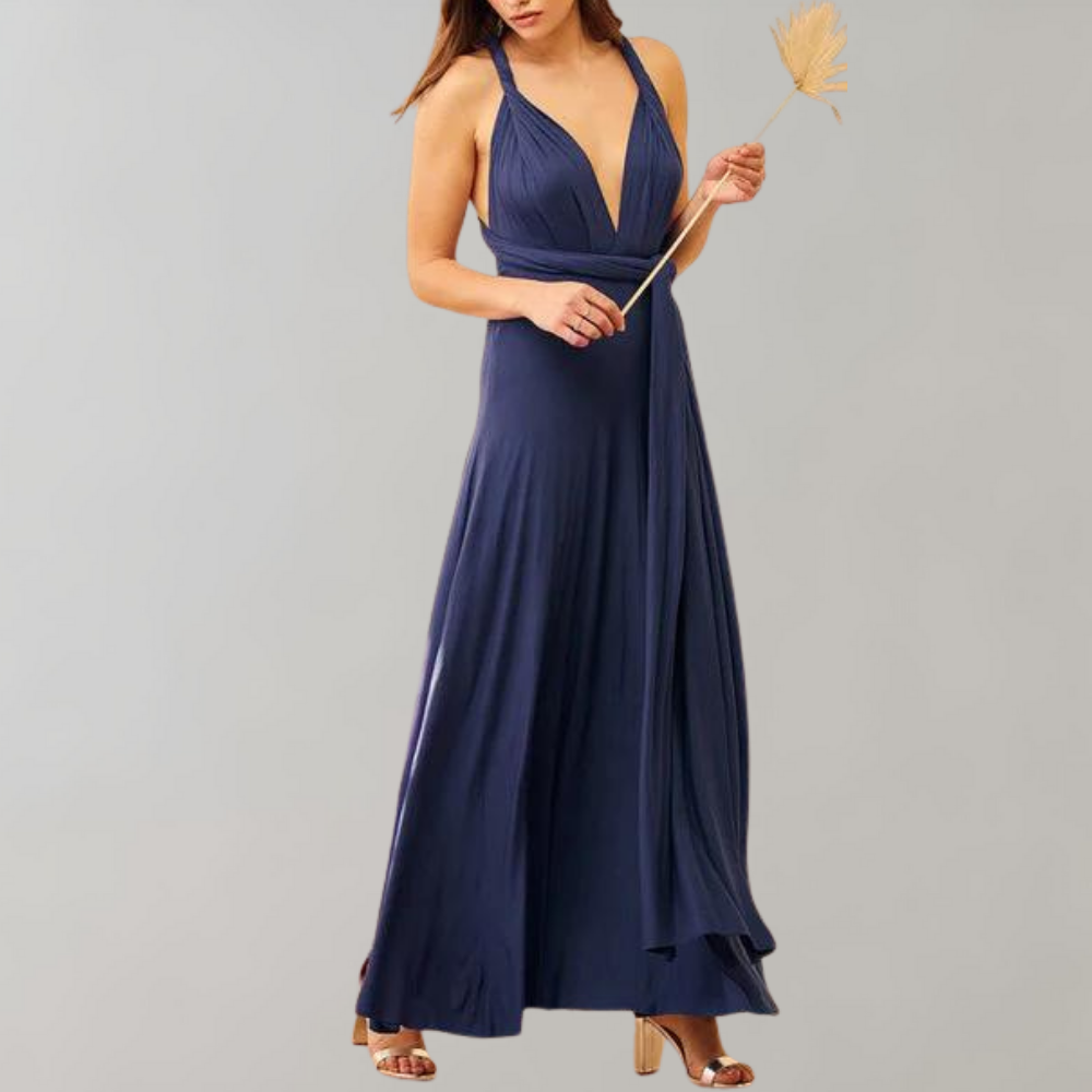 Nuala Statement Wrap Dress for Summer Designer Edit