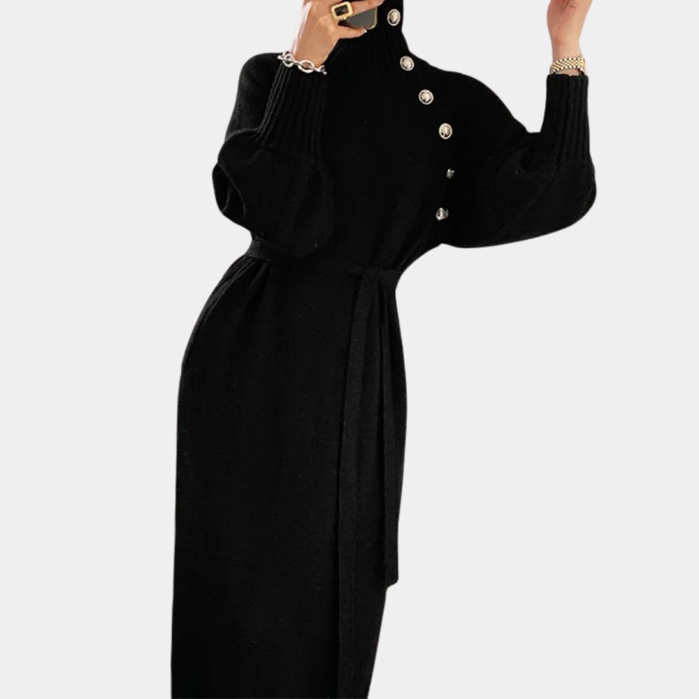 Ninfa Elegant and Warm Dress for Women Minimalist Chic Style