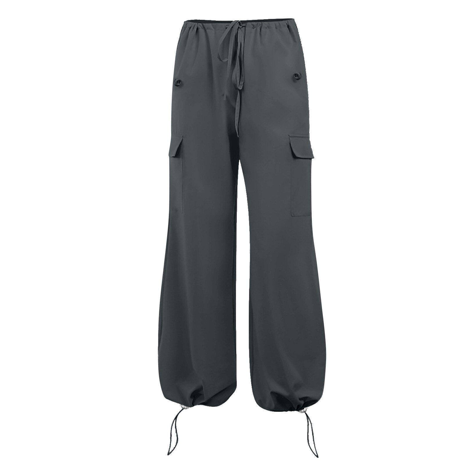 Cargo Pants Straight Wide Leg Loose Casual Trousers