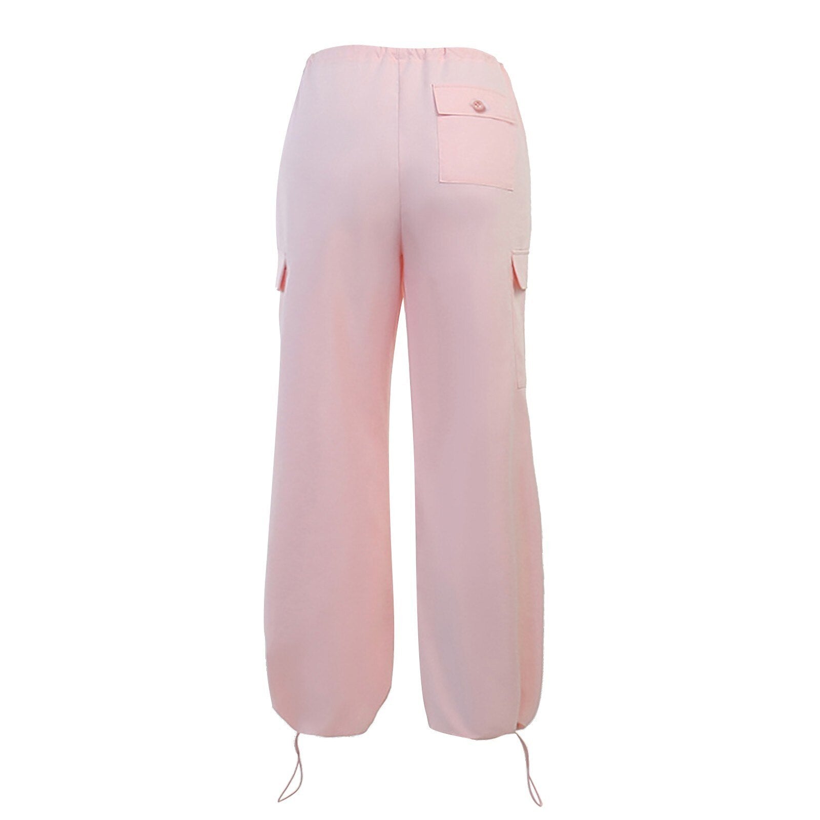 Cargo Pants Straight Wide Leg Loose Casual Trousers