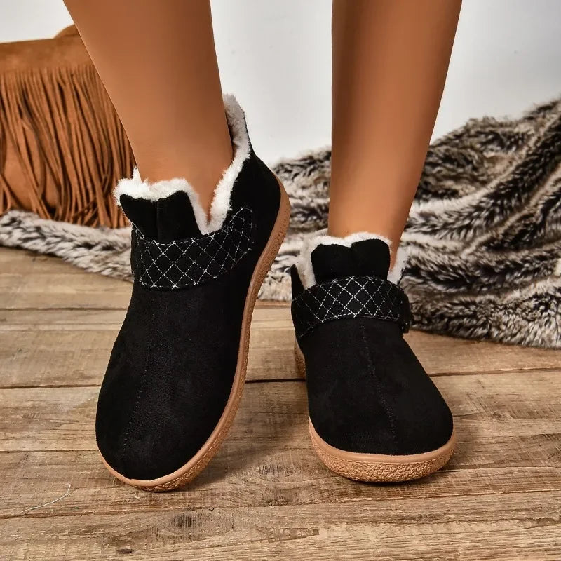 Comfortable Warm Retro Stylish AntiSlip WearResistant Snow Boot