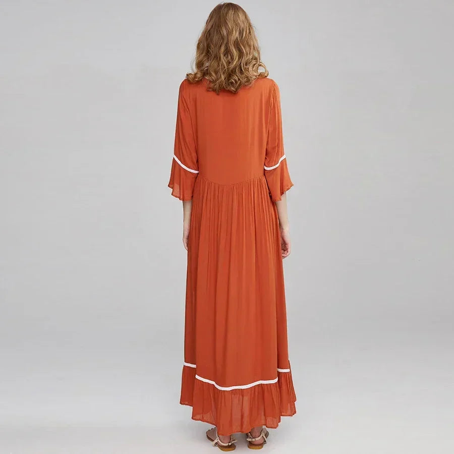 Cotton Rayon Boho Dress