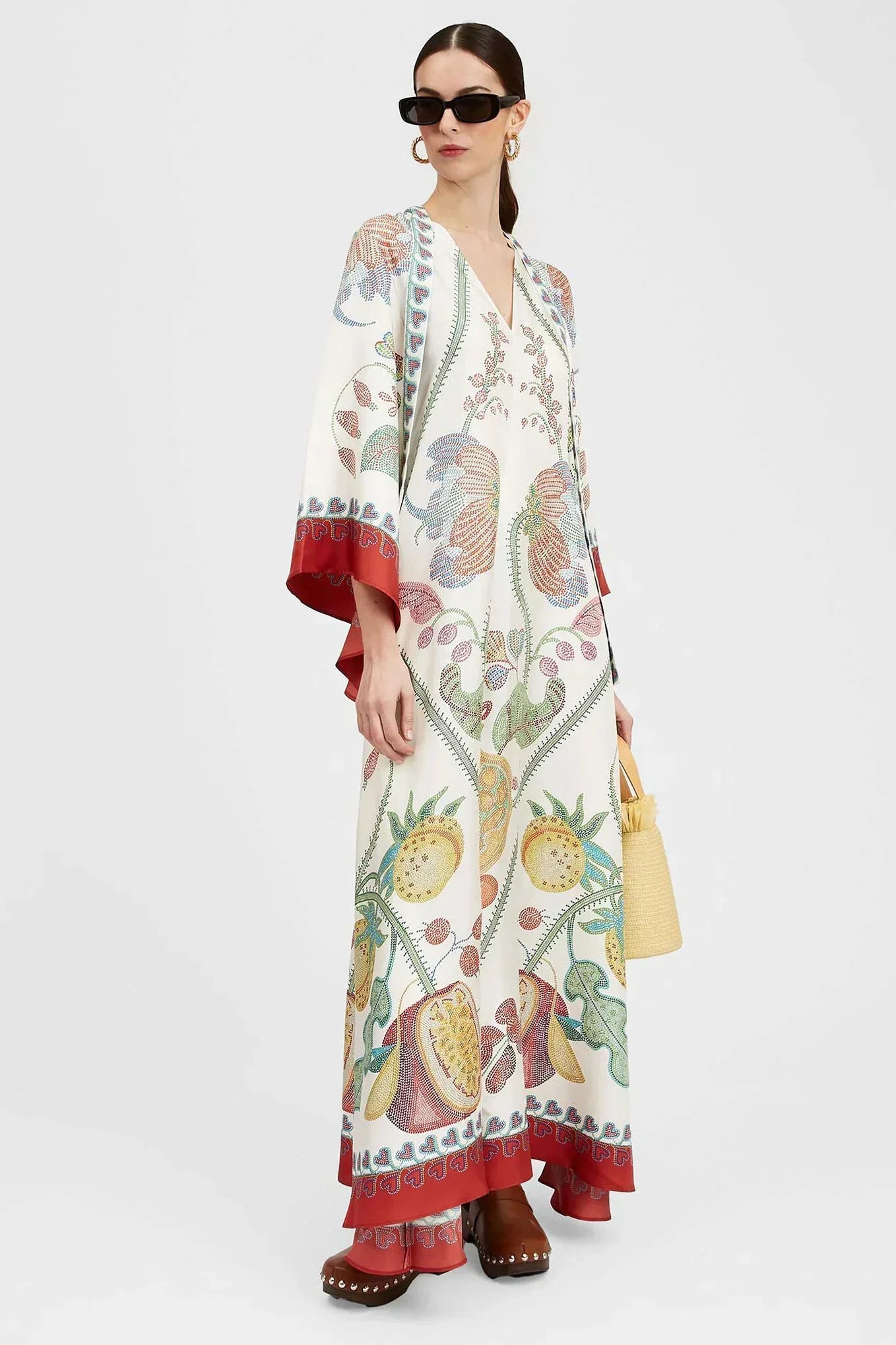 Katherine Elevated Printed Maxi Dress Chic Silhouette Collection