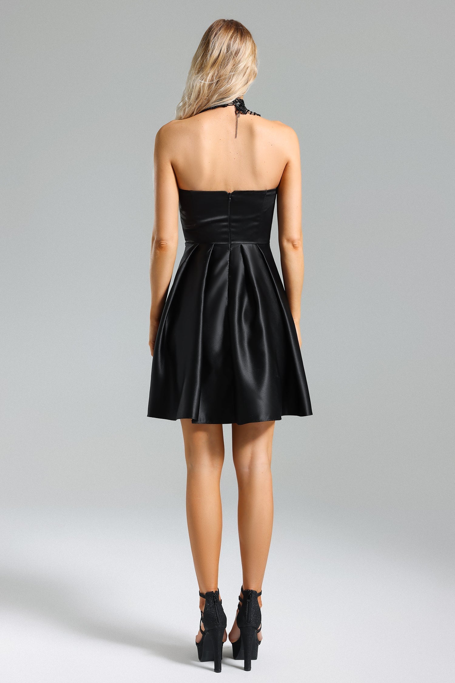 Satin Strappy Dress