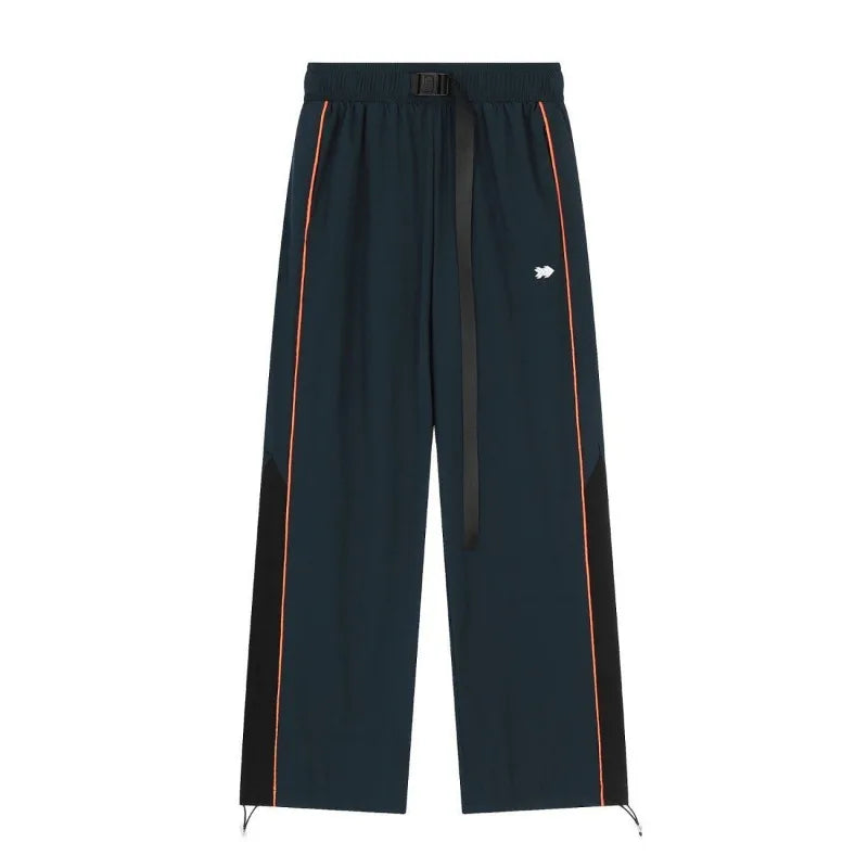Vintage Jogging Sweatpants Wide Leg Pants black / S