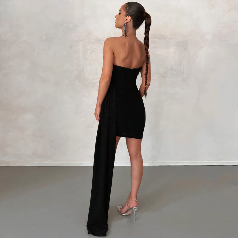 Anice Timeless Cocktail Dress with Glitter Elevated Occasion Wear