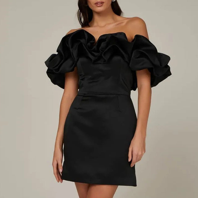 Ivana Effortless Off Shoulder Dress Boutique Collection