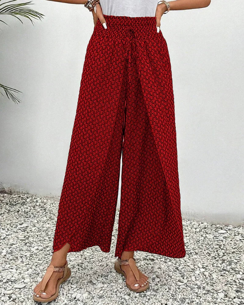Desiree Elevated Wide Leg Dress Pants Occasion Wear