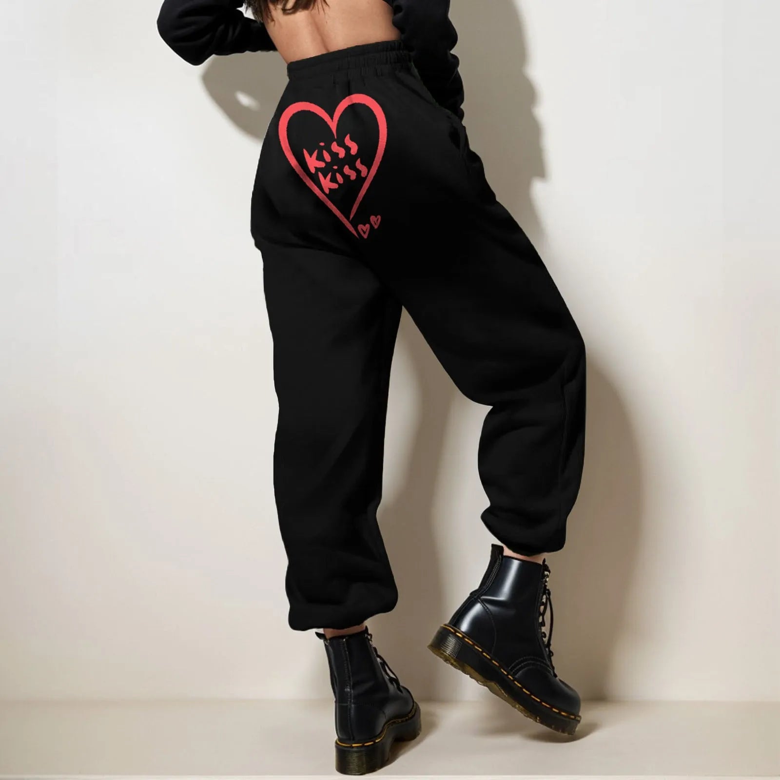 Valentine’s Day Couple Jogger Pants Wine / S