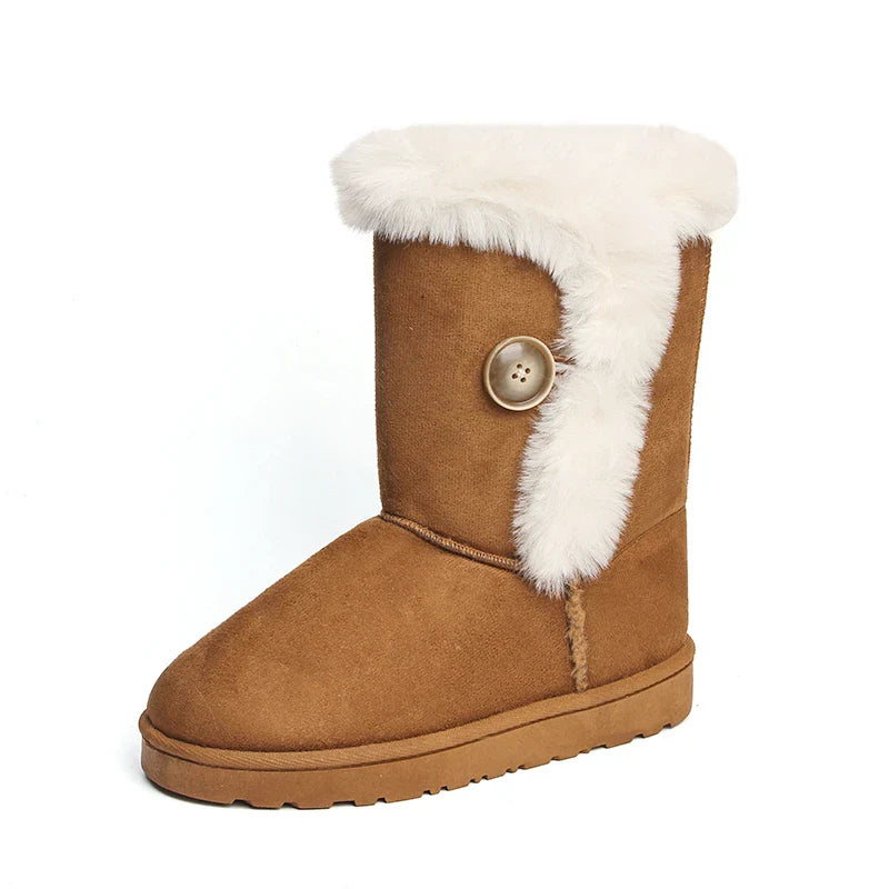 Fashion Warm Casual Versatile MidCalf Snow Boot