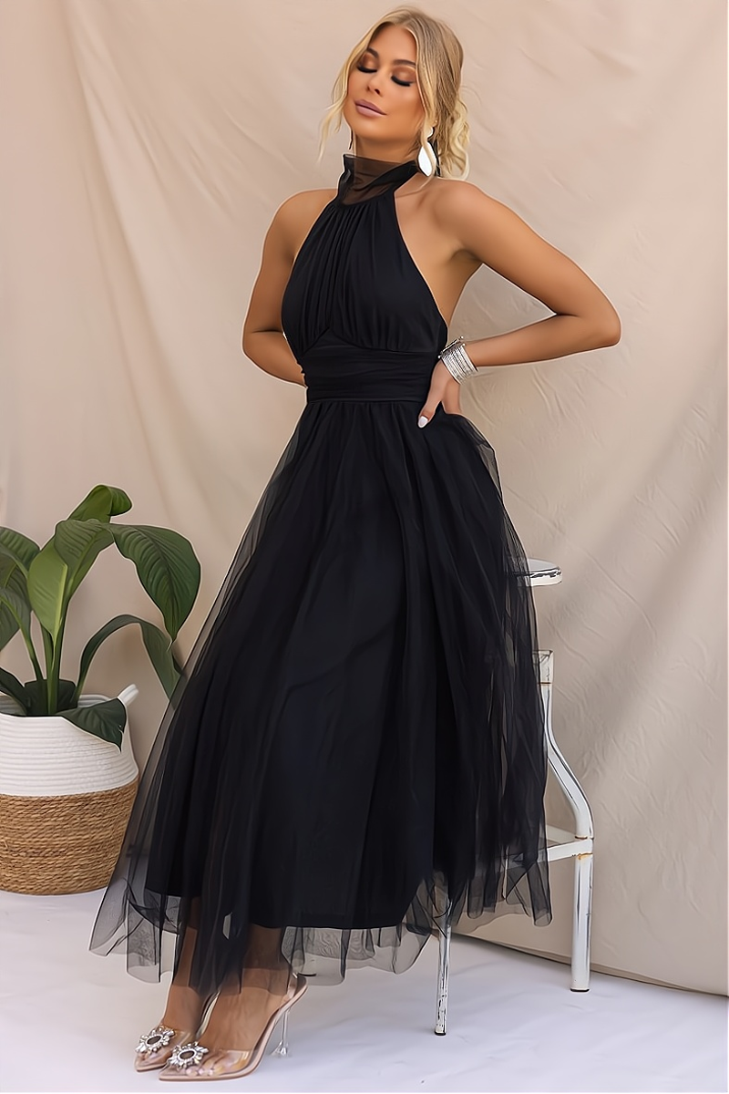 Dominique Statement High Quality Sleeveless Party Dress for Fashionable Women Chic Silhouette Collection