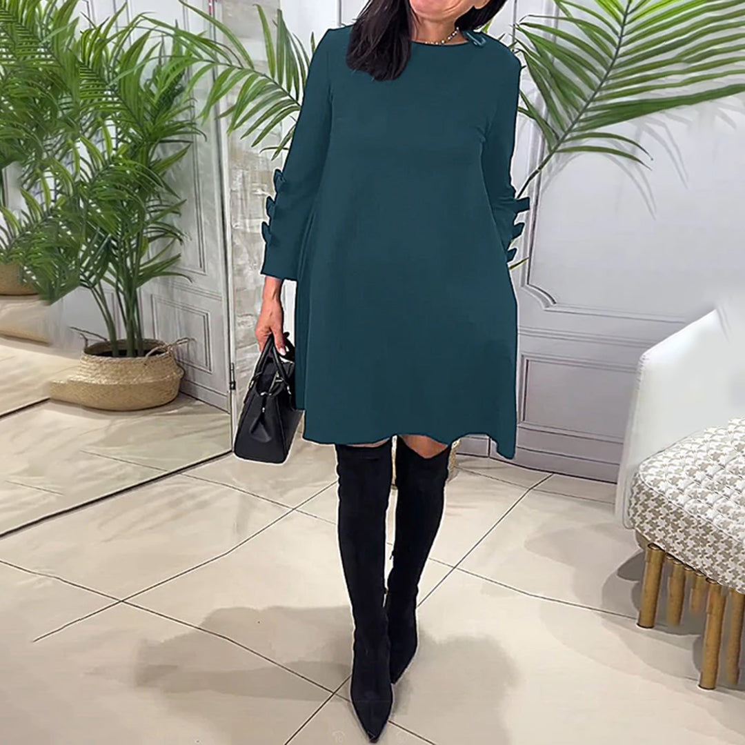 Pada Casual Dress with Long Sleeves for Women Flattering Modern Fit