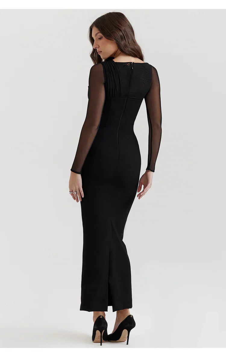 Davina Midi Dress Black