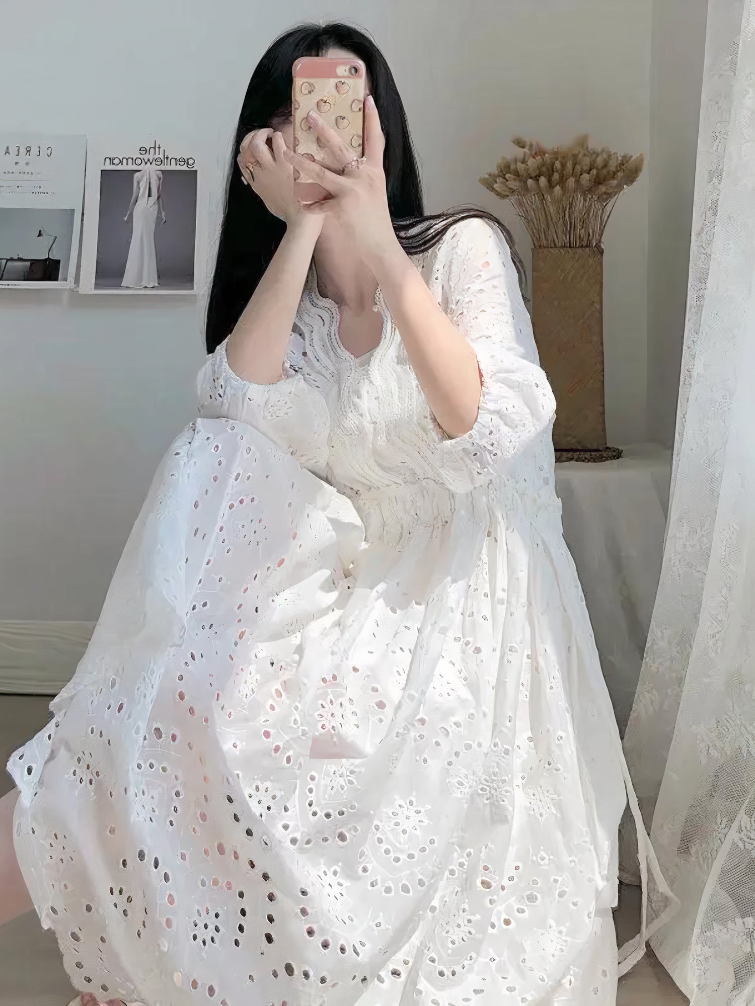 Esther Statement Lace Dress Chic Silhouette Collection