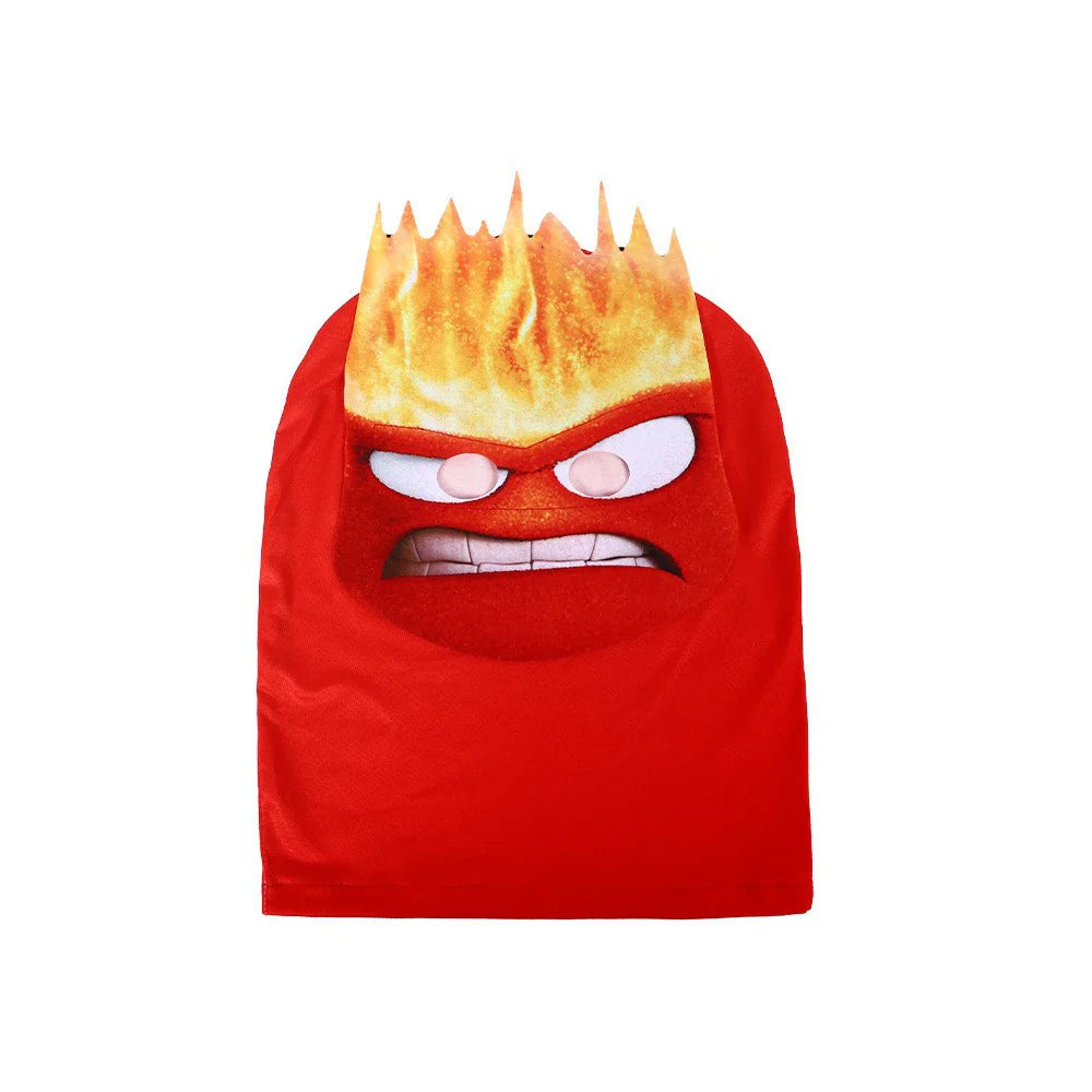 Inside Out 2 Cosplay Cartoon Joy Disgust Anger Sadness Halloween Party Kid Costume