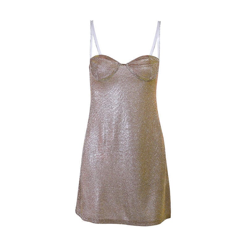 Rhinestone Chain Midi
