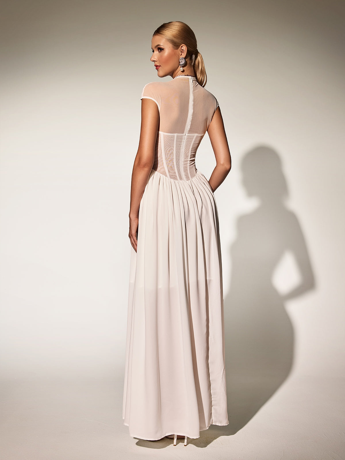 Sleeveless Corset Maxi Dress