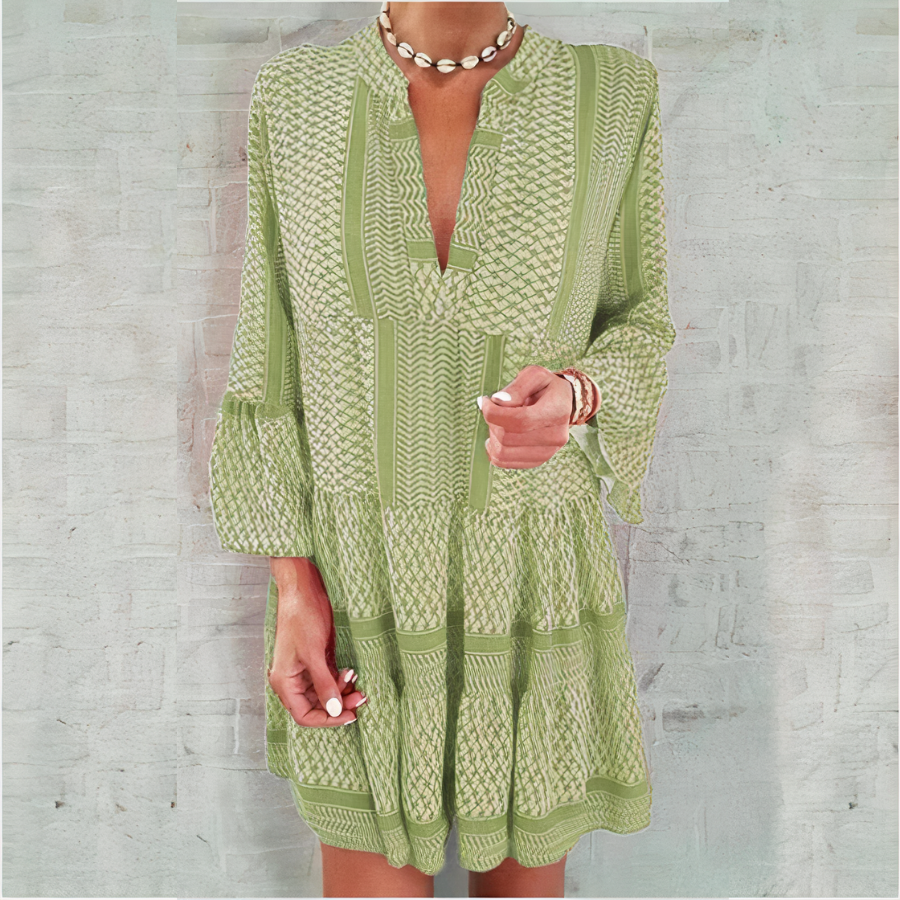 Eugenia Effortless Bohemian Mini Beach Dresses Chic Silhouette Collection