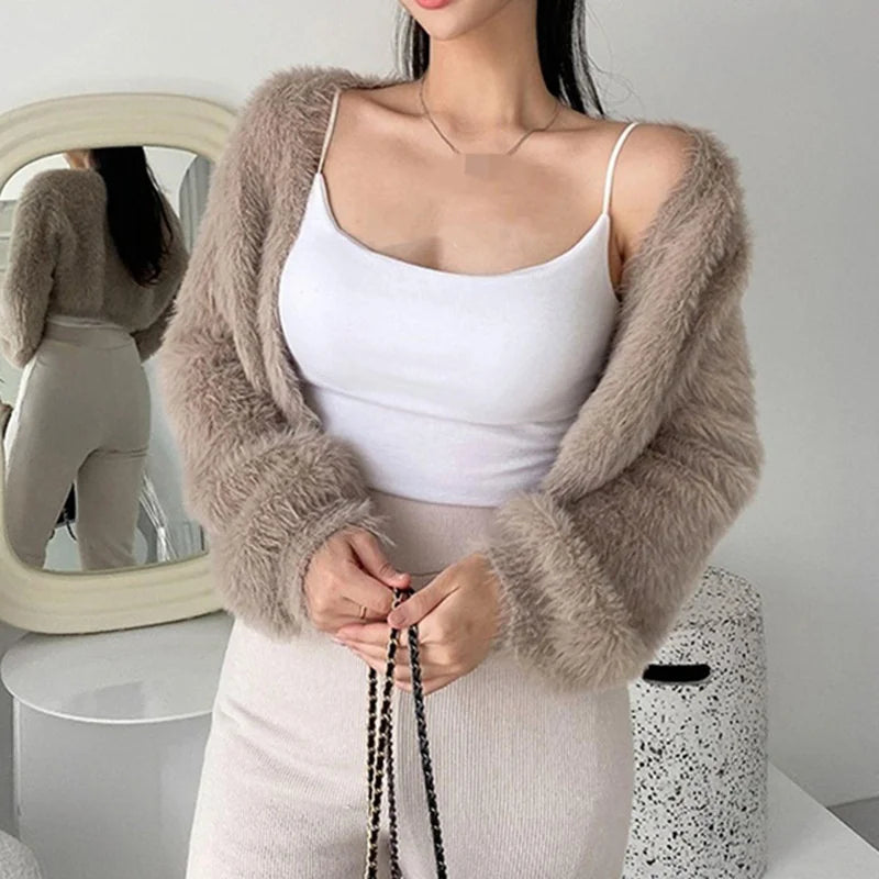 Sweet Slim UNeck Solid Color Tank Top