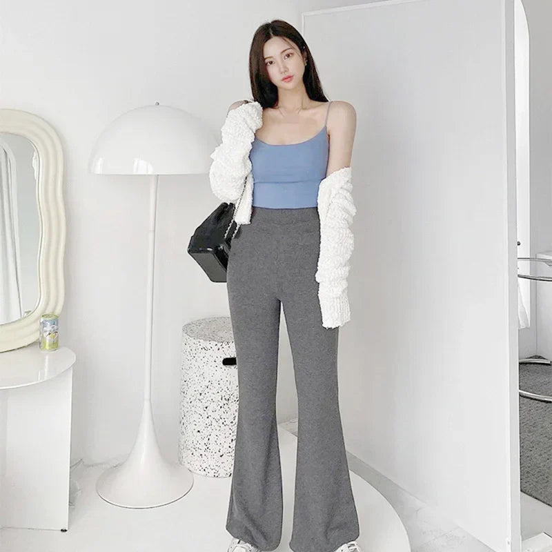 Sweet Slim UNeck Solid Color Tank Top