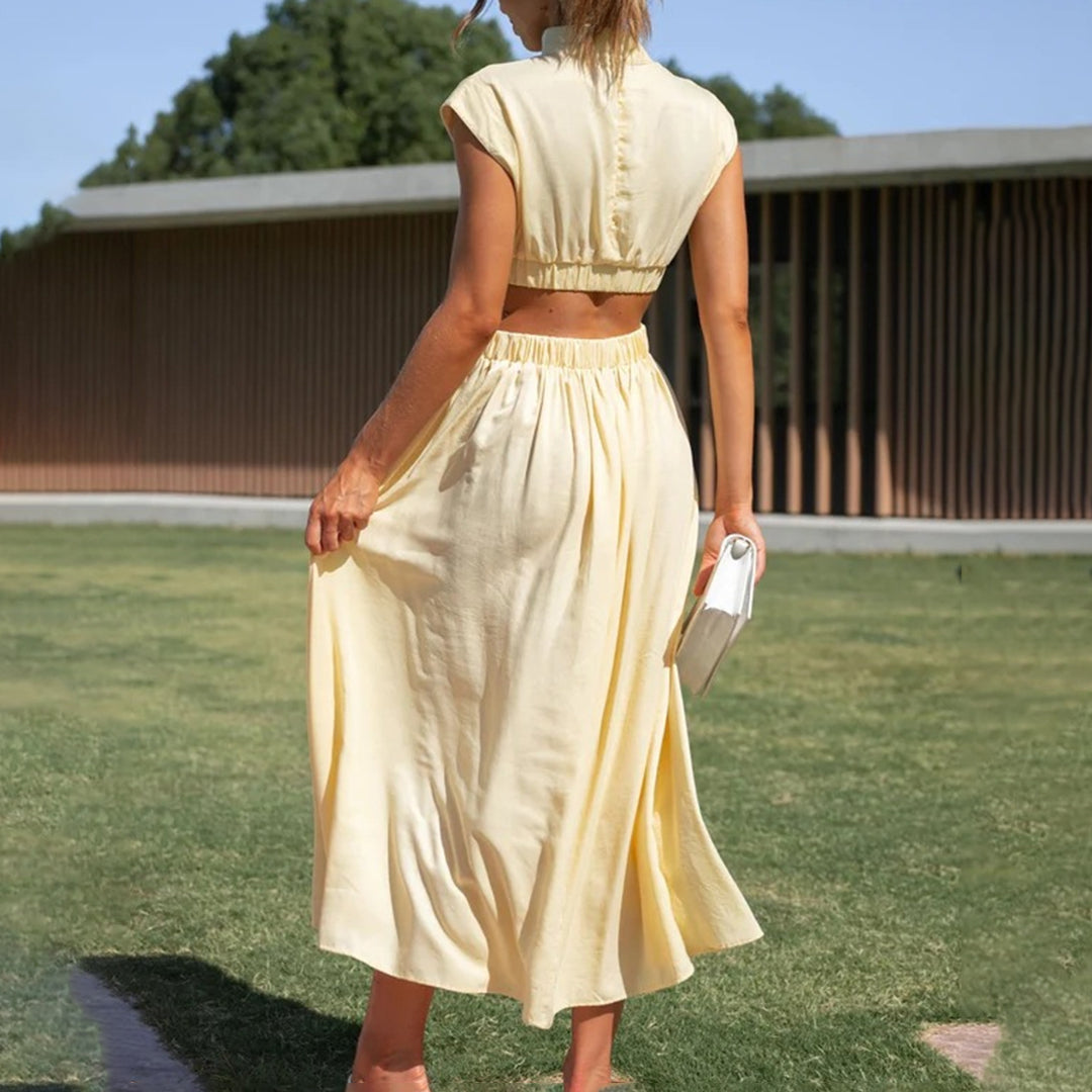Osiris Elegant Sleeveless Dress for Women Casual Daywear