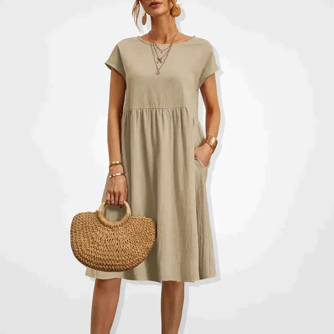 Viviana Timeless Flowing Summer Dress Evening Wear Edit