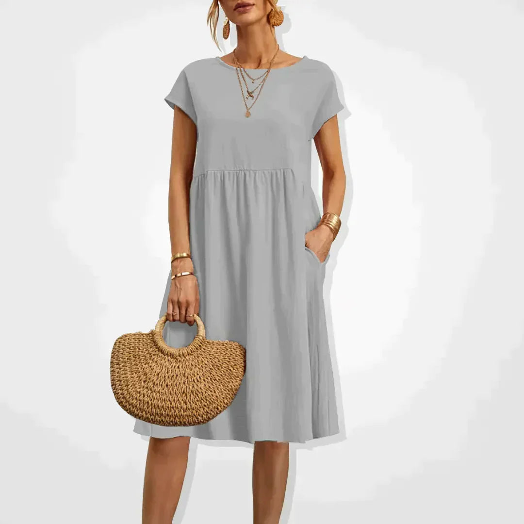 Viviana Timeless Flowing Summer Dress Evening Wear Edit