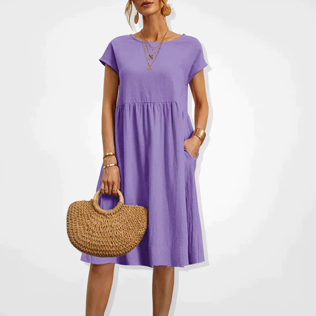 Viviana Timeless Flowing Summer Dress Evening Wear Edit
