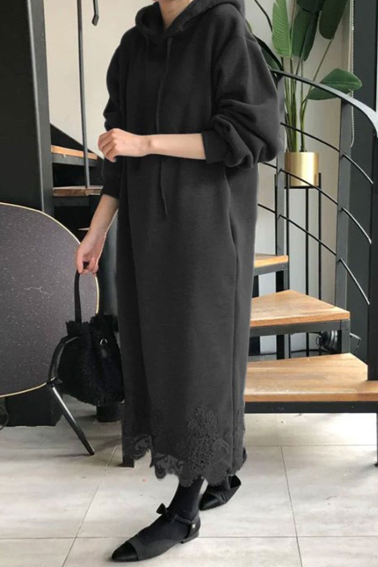 Hedwig Hooded Dress With Dress with Classic Everyday Styling