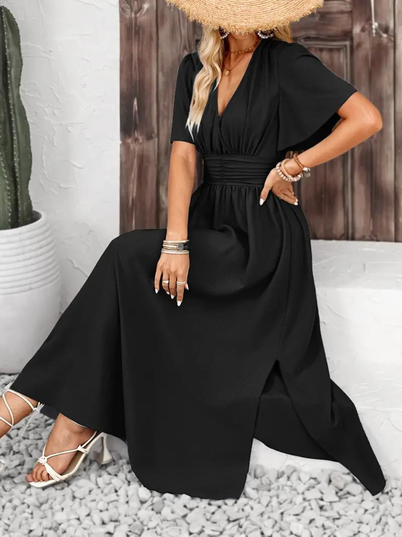 Sandra Elegant Long Dress Urban Dress with Premium Casual Styling