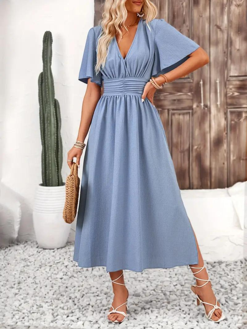 Sandra Elegant Long Dress Urban Dress with Premium Casual Styling