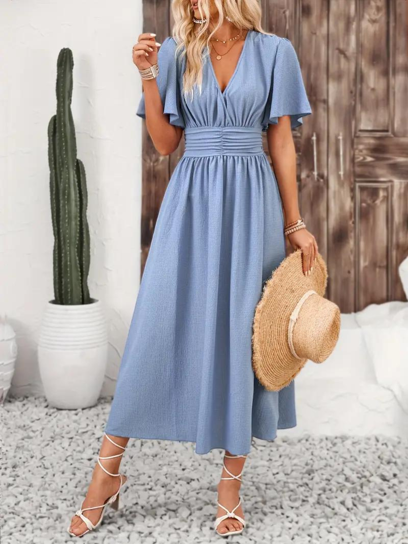 Sandra Elegant Long Dress Urban Dress with Premium Casual Styling