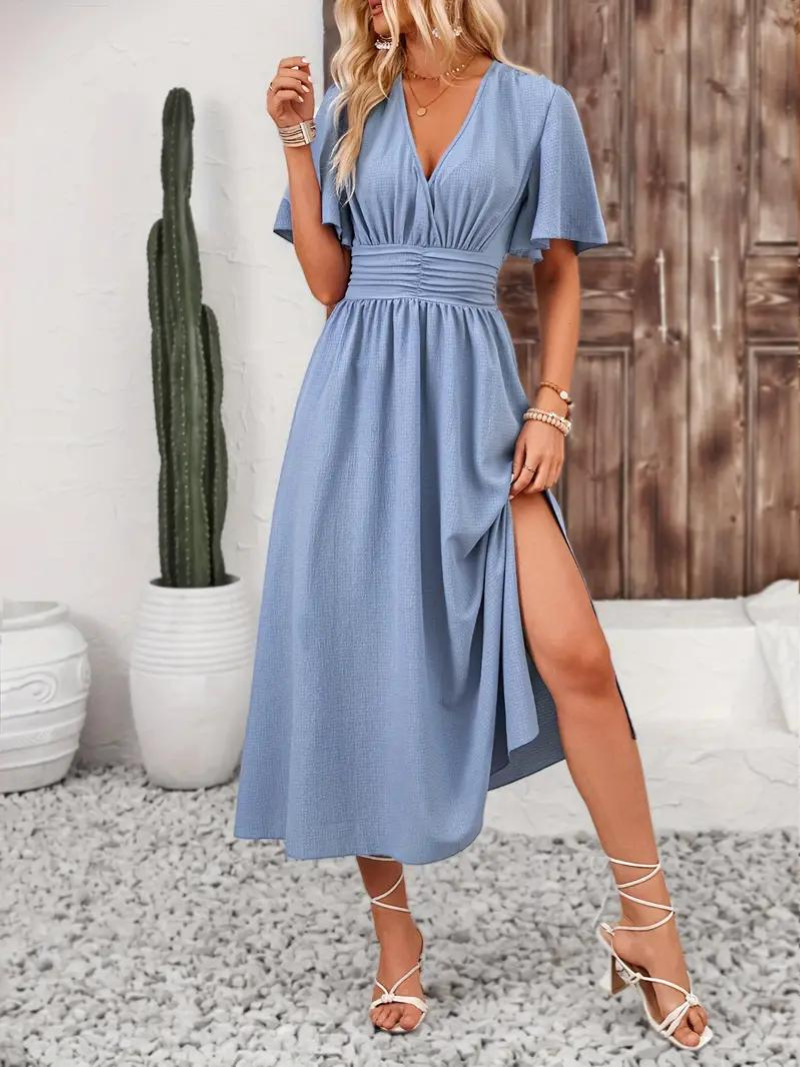 Sandra Elegant Long Dress Urban Dress with Premium Casual Styling