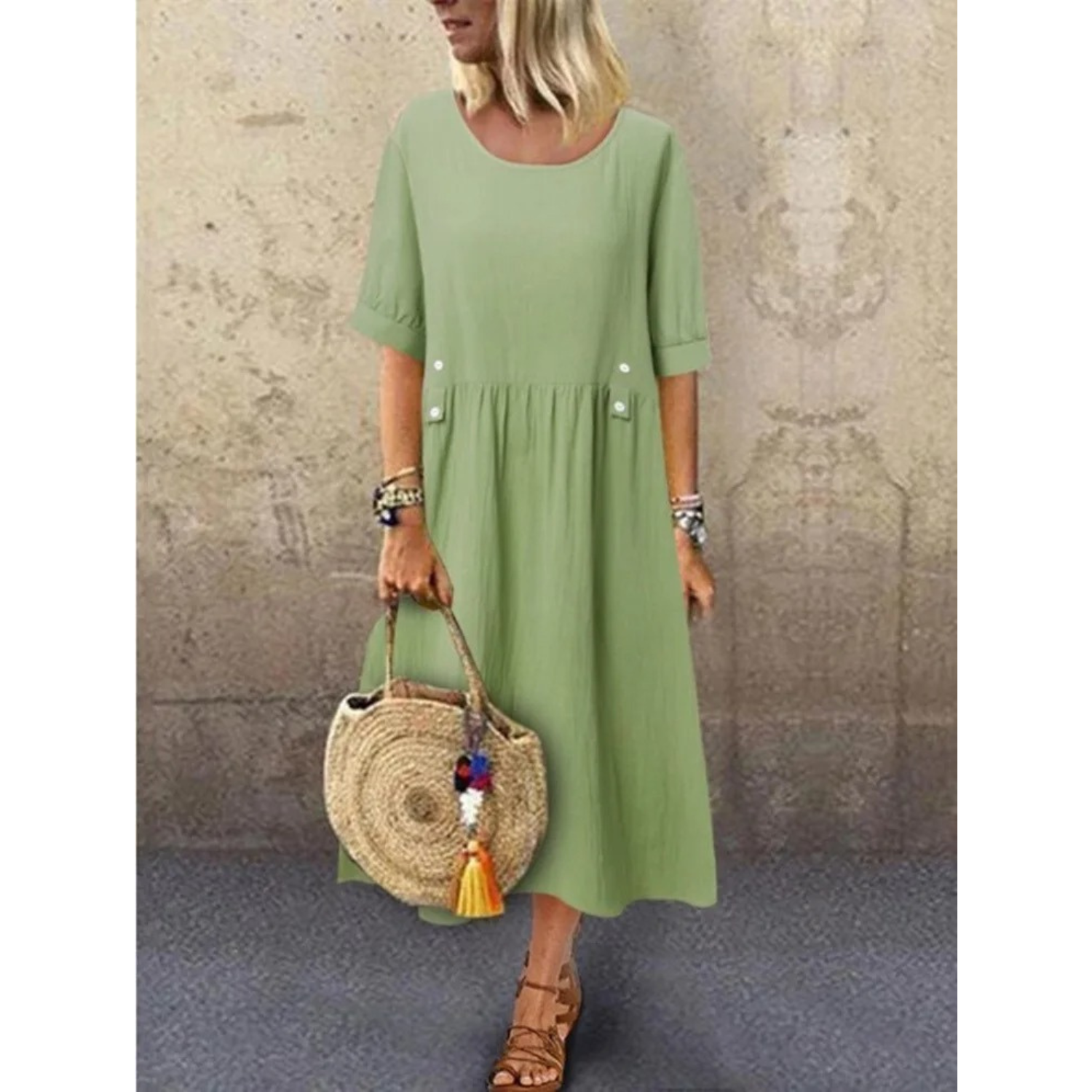 Viviana Modern and Fashionable Summer Dress for Women Easy Wear Style