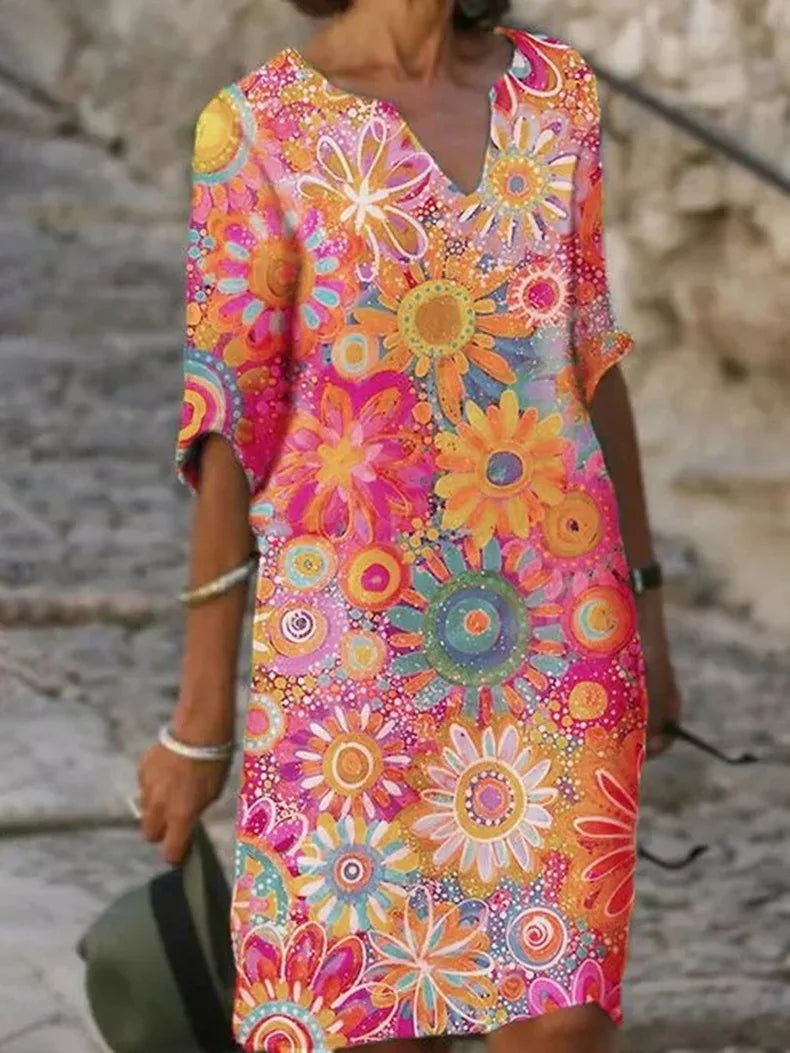 Niamh Classic and Elegant Summer Dress for Women Weekend Casual Style