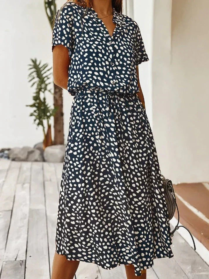 Laura Womens Vintage Dress Elegant Dress with Premium Casual Styling