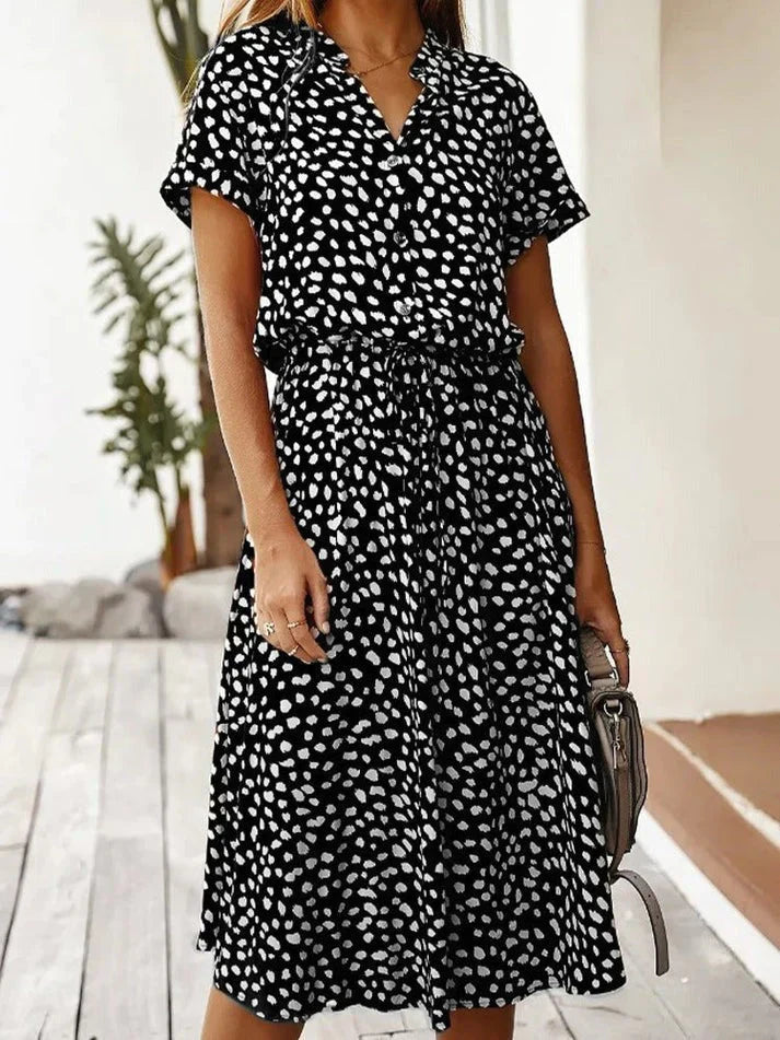 Laura Womens Vintage Dress Elegant Dress with Premium Casual Styling