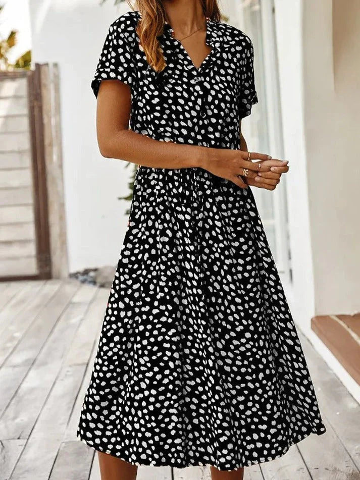 Laura Womens Vintage Dress Elegant Dress with Premium Casual Styling