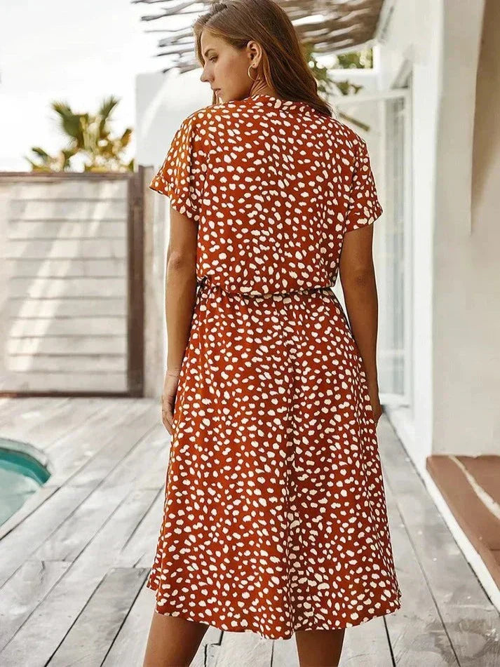 Laura Womens Vintage Dress Elegant Dress with Premium Casual Styling