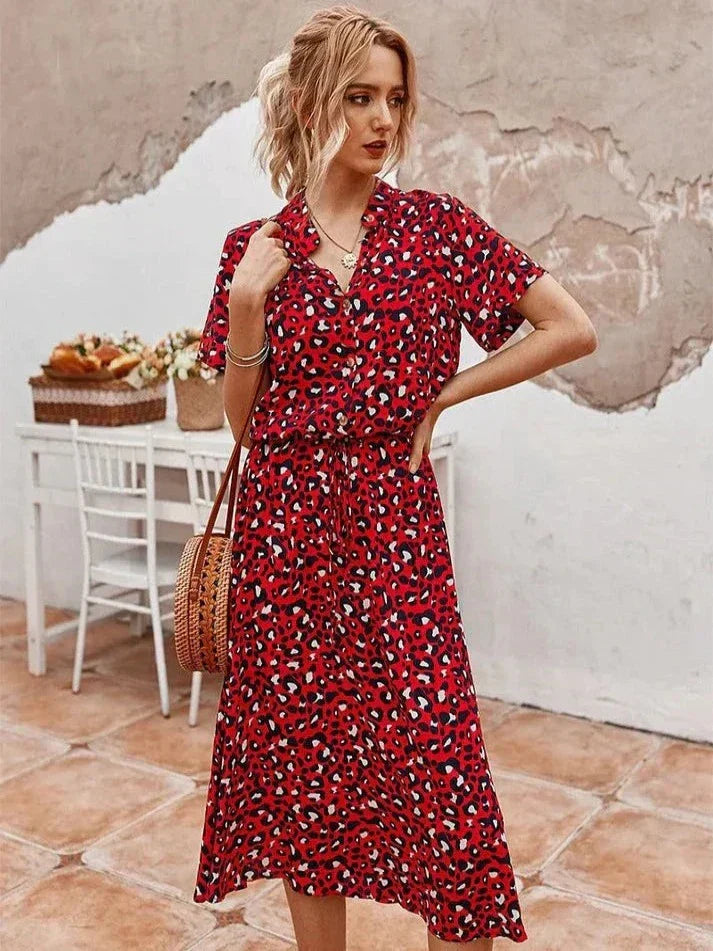 Laura Womens Vintage Dress Elegant Dress with Premium Casual Styling