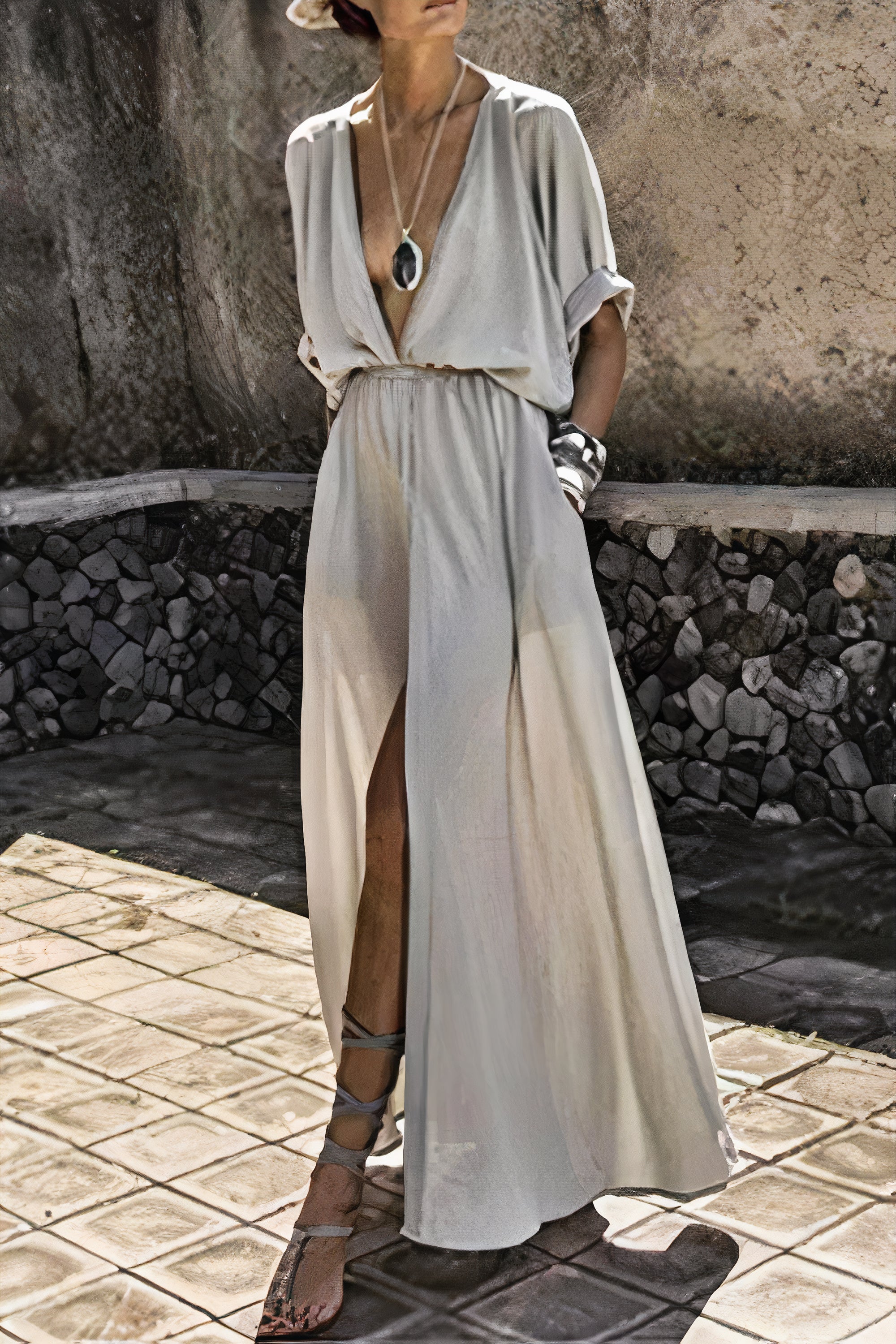 Brigida Effortless Black Light Summer Dress Premium Wardrobe Essential