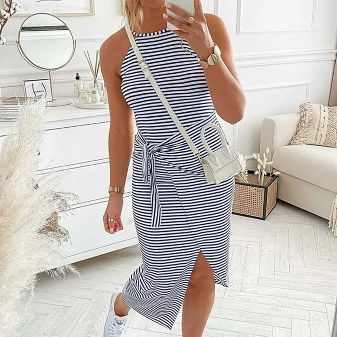 Ozlem Stylish Midi Dress for Women Effortless Chic Look