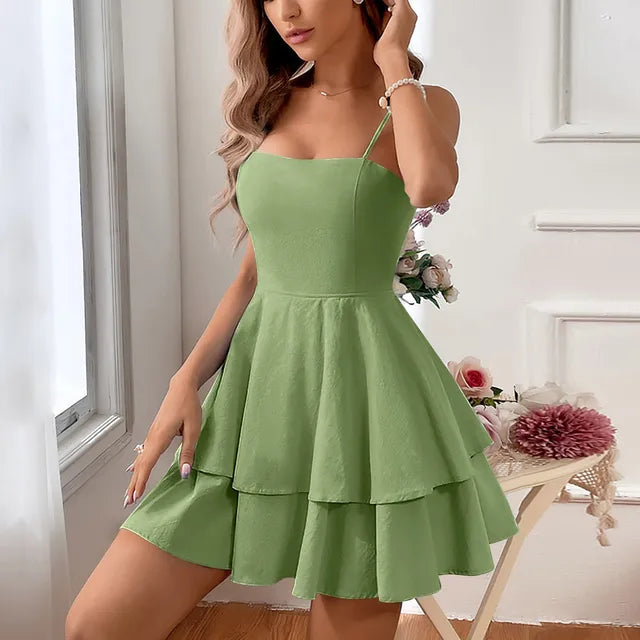 Angélica Exclusive Cake Dress for Women Evening Wear Edit