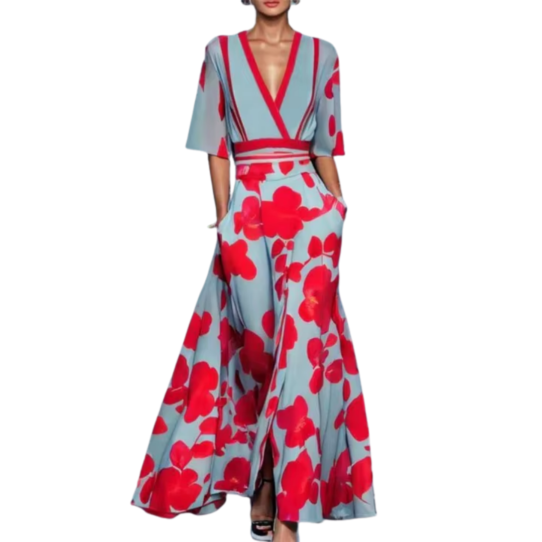 Penélope Exclusive Floral Dress Evening Wear Edit