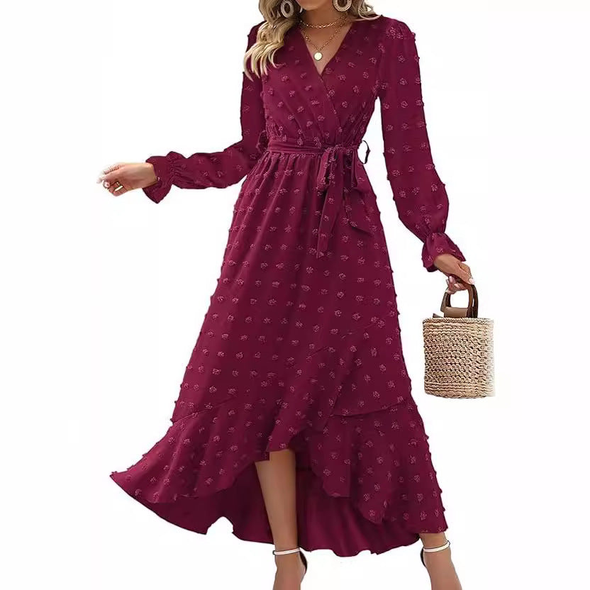 Rebeca Long Womens Dress Minimalist Dress with Premium Casual Styling