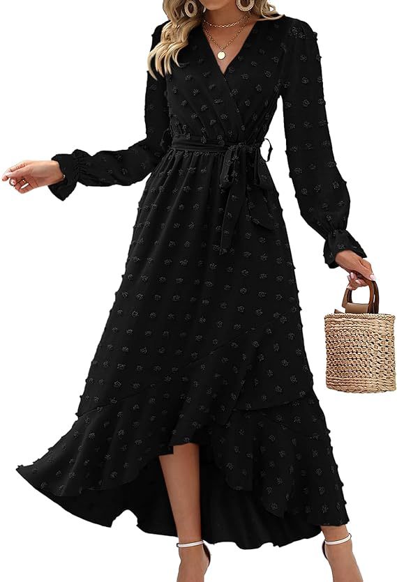 Rebeca Long Womens Dress Minimalist Dress with Premium Casual Styling