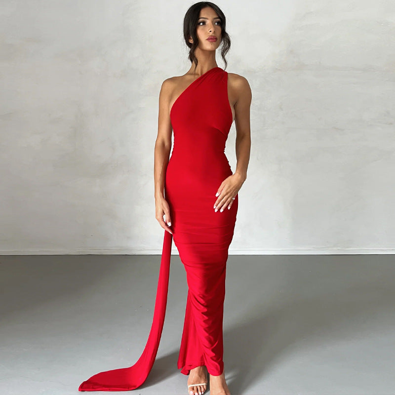 Halterneck Sleeveless Open Back Dress