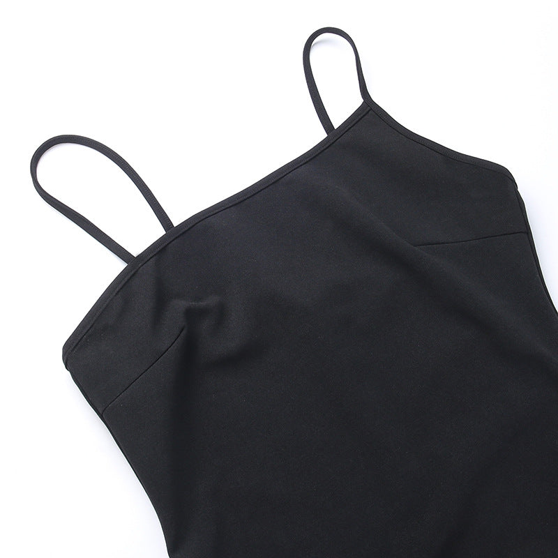 Sorano Slit Dress Black