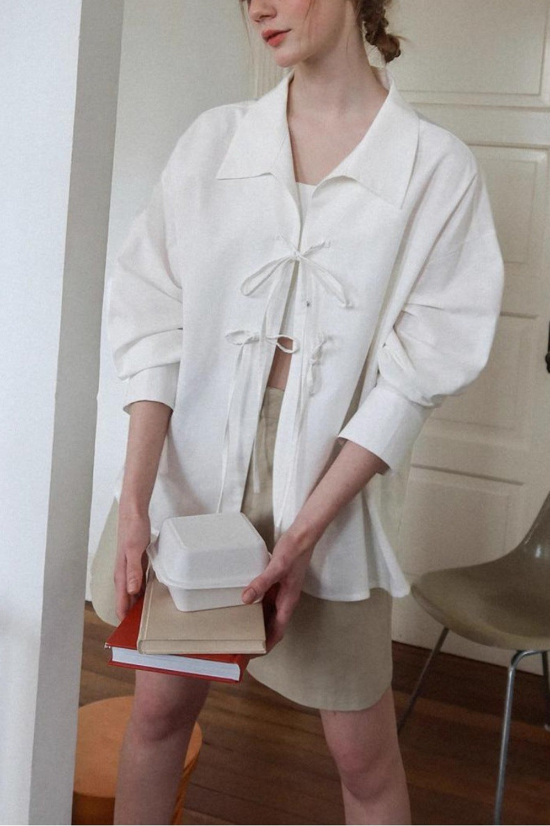 Vintage Linen Relaxed Blouse