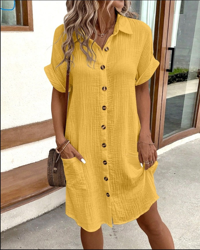 Dana Effortless Shirt Dress for Women Statement Occasion Edit